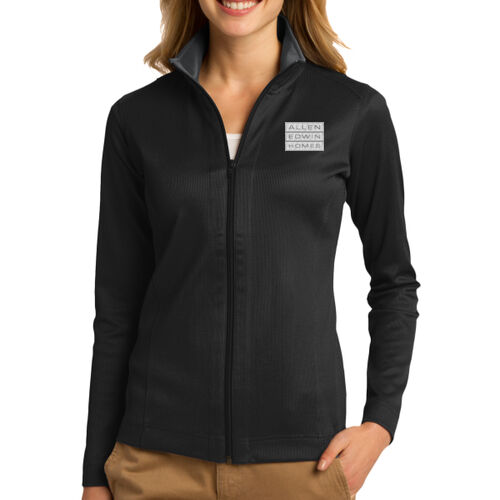 Port Authority® Women's Vertical Texture Full-Zip Jacket Thumbnail