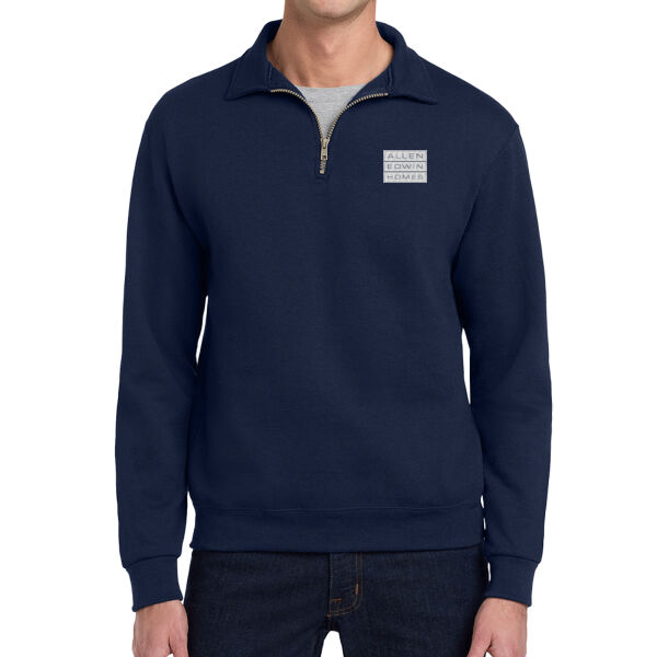 Jerzees® Super Sweats® NuBlend® 1/4-Zip Sweatshirt with Cadet Collar Thumbnail